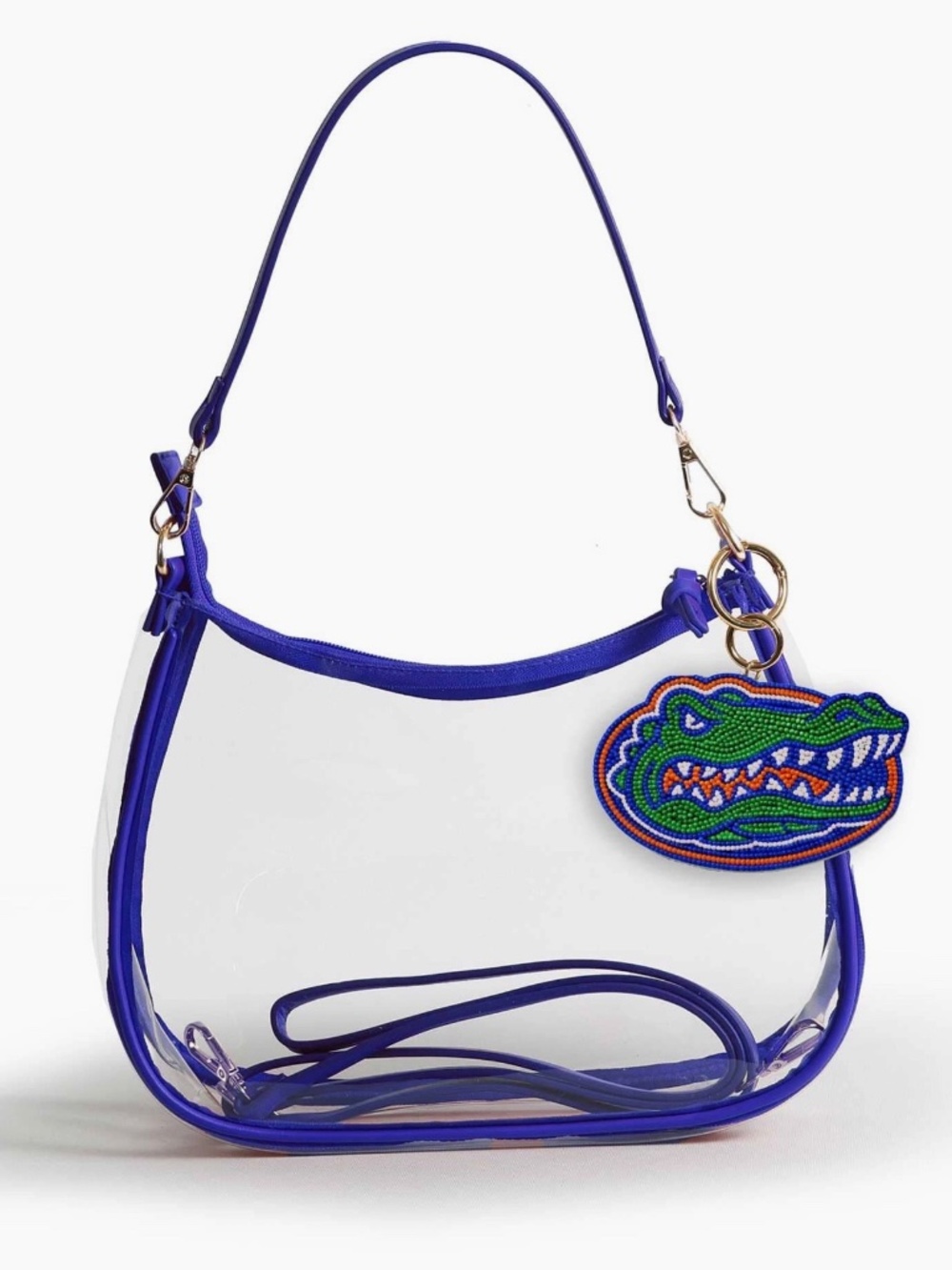 Florida Gators Clear Purse with Beaded Charm Florida Gators Bag